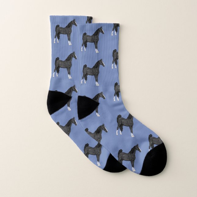 Pferdethema American Saddlebred Horse Socken (Paar)