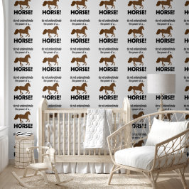 Pferdetier Niedlich Funny Horse Tapete