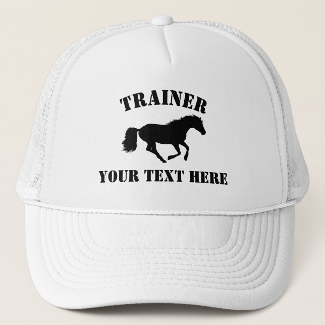 Pferdetrainer oder -steg truckerkappe (Vorderseite)
