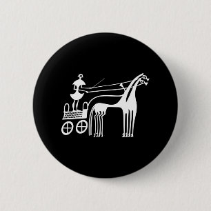 Pferdetransporter griechische Kunst Button