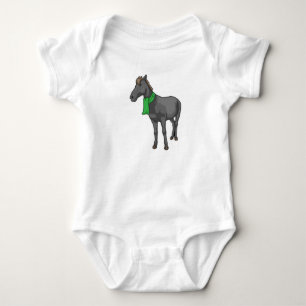 Pferdetuch Baby Strampler