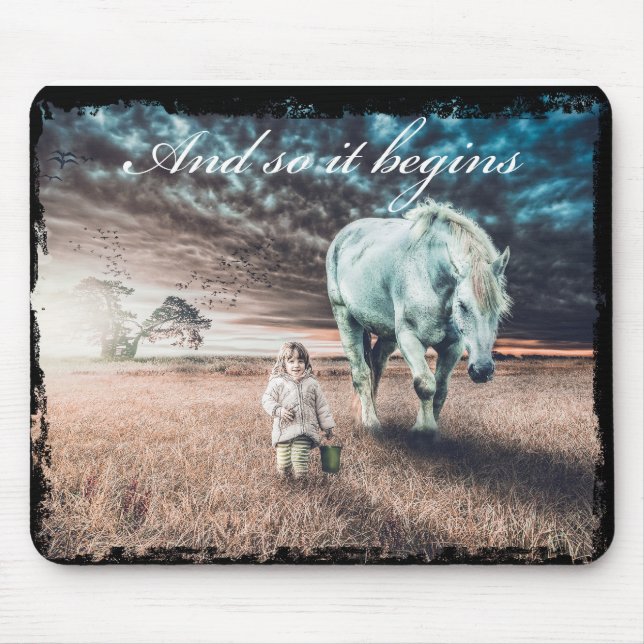 Pferdewächter Mousepad (Vorne)