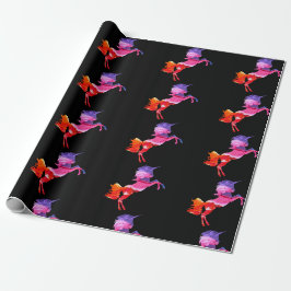 Pferdewackelpapier Geschenkpapier