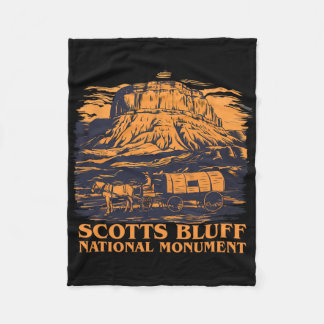 Pferdewagen-Ensemble des Scotts Bluff National Mon Fleecedecke