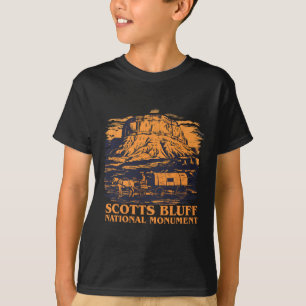 Pferdewagen-Ensemble des Scotts Bluff National Mon T-Shirt