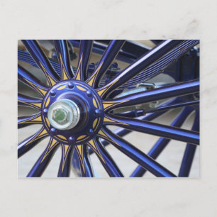 Pferdewagenrad Postkarte