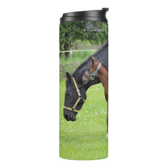 Pferdewäscher Thermosbecher (Nach links gedreht)