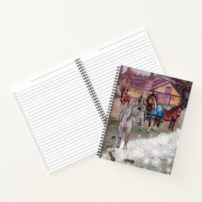 Pferdezeitschrift Notizbuch (Innenseite)
