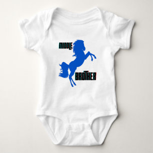 Pferdezucht des mittleren Bruders Baby Strampler