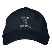 PferdShoe Pitching Cap Sechs auf dem Stick