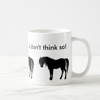 Pferdsilouette, Pferdsilouette, Pferdsilouet… Kaffeetasse