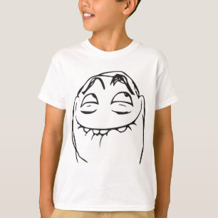PFFTCH lachendes Raserei-Gesichts-Comic Meme T-Shirt