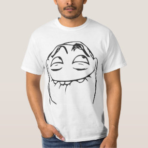 PFFTCH lachendes Raserei-Gesichts-Comic Meme T-Shirt
