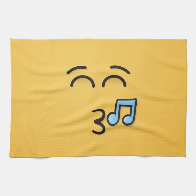 Pfiff mit lächelnden Augen Handtuch (Horizontal)