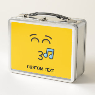 Pfiff mit lächelnden Augen Metall Lunch Box