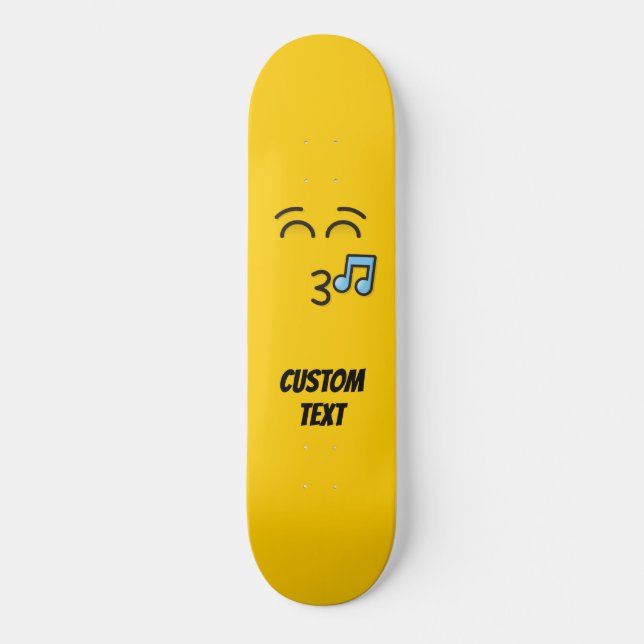 Pfiff mit lächelnden Augen Skateboard (Vorderseite)