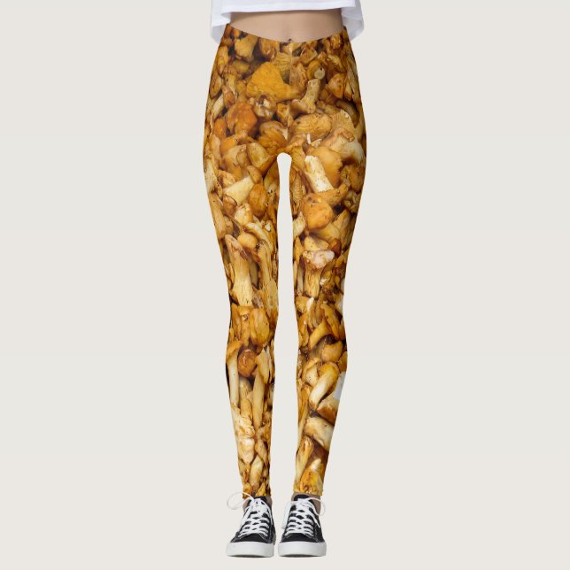Pfifferlingspilze Leggings (Vorderseite)