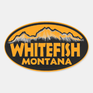 Pfingstfisch Montana Orange Aufkleber