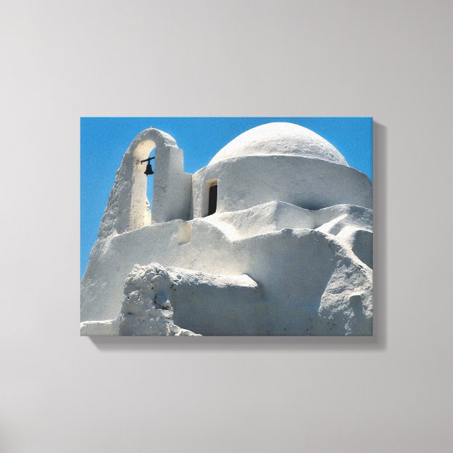 Pfingstkirche, Mykonos, Griechenland Leinwanddruck (Vorderseite)