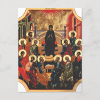 Pfingstorthodoxe Christliche Byzantinische Ikone