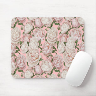 Pfingstrose Grace Elegante Blumenkunst Mousepad