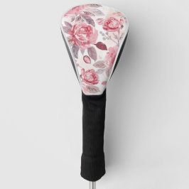 Pfingstrose Rosen-Wasserfarben-Blumengarten Golf Headcover
