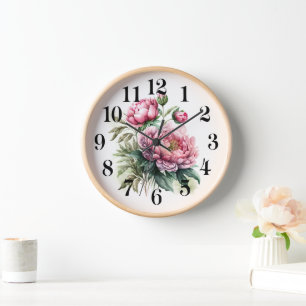 Pfingstrose Uhr