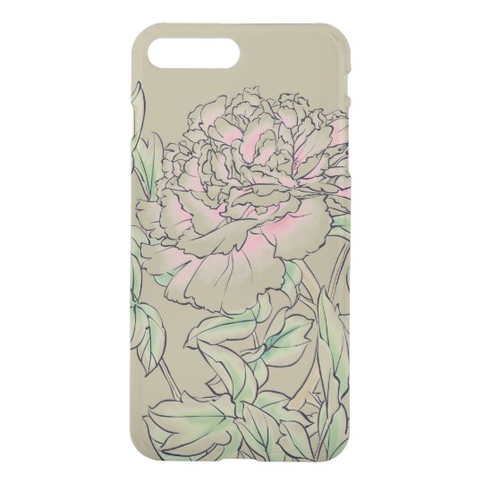 pfingstrose zeichnen blumen zeichnung, pfingstrosen-blumen-chinesisches tinten-zeichnen uncommon iphone, Design ideen