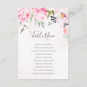 Pfingstrosen-Blumen-Hochzeit-Sitzplan-Tischordnung