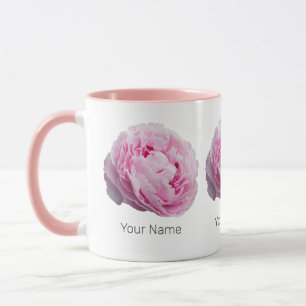 Pfingstrosen-Blüten-Rose für Blumen- und Gartenlie Tasse