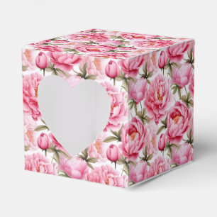 Pfingstrosen-Druck Party Treat Box Geschenkschachtel