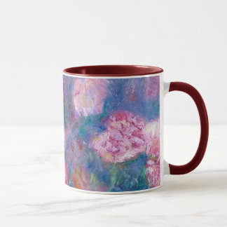 "Pfingstrosen-" Impressionist-BlumenTasse Tasse