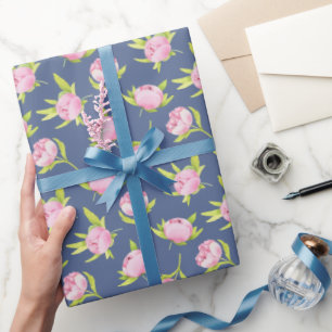 Pfingstrosen-Muster Geschenkpapier