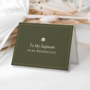 Pfingstrosen-Palmen-Stiefmutter-Hochzeitstag-Karte Dankeskarte