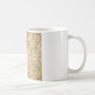 Pfingstrosen-Pfingstrosen-Rosen-Kitz 1897 Alphonse Kaffeetasse