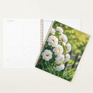 Pfingstrosen-Symbolik-Kalender Planer