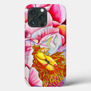 Pfingstrosen-Wasserfarben-Fine-Art Case-Mate iPhone Hülle