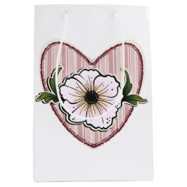 Pfingstrosenherz Mittlere Geschenktüte
