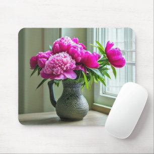 Pfingstrosenstrauß Mousepad