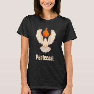 Pfingsttauben Feuerzungen wirken heilig p T-Shirt
