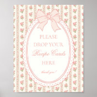 Pfirsich & Beige Vintage Fancy Floral Rezept teile