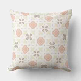 Pfirsich-Cream-Mosaik Kissen