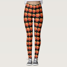 Pfirsich Emoji Leggings