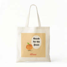Pfirsich für die Sterne| Grundlegende Tasche