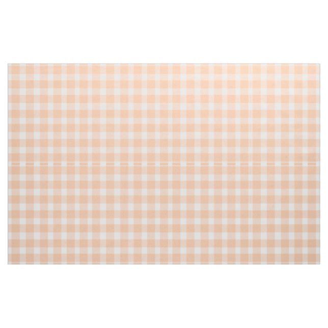 Pfirsich-Gingham Stoff (Yard (91,4 cm))