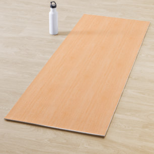 Pfirsich-hölzerner Korn-Bambusblick Yogamatte