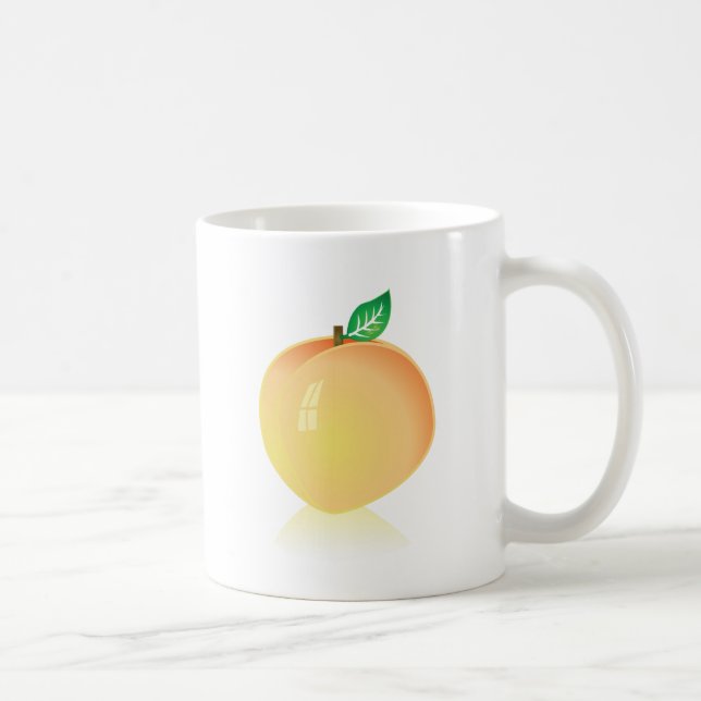 Pfirsich Kaffeetasse (Rechts)