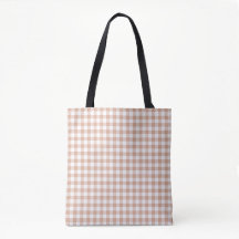 Pfirsich-Kariert-Gingham-Retro-Farbe