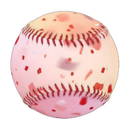 Pfirsich Konfetti Baseball