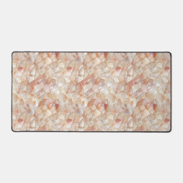 Pfirsich-Mutter von Pearl Mosaic Schreibtischunterlage